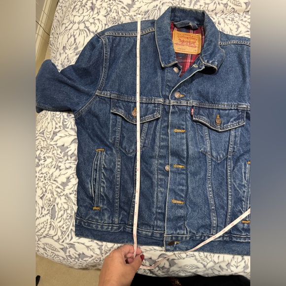 Vintage Levi’s Strauss heavy warm trucker denim / Jean Jacket size 36 - Picture 12 of 13